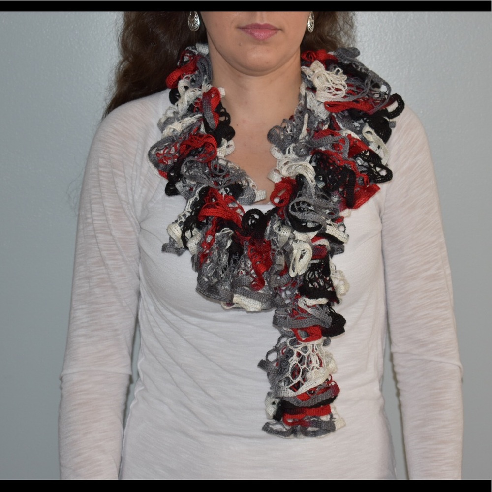 Handmade Ruffled Scarf - Picture 1 of 1